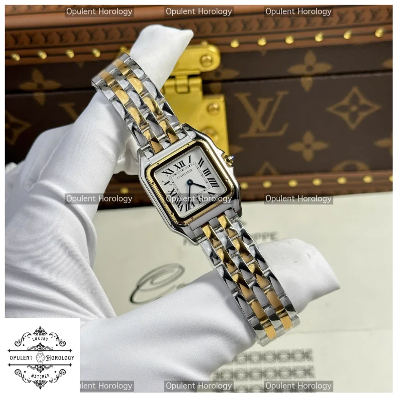 Luxury Cartier Panthere 1:1 Replica | White Dial, Metal Bracelet