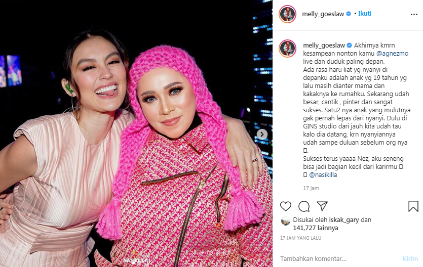 Agnez Mo dan Melly Goeslaw