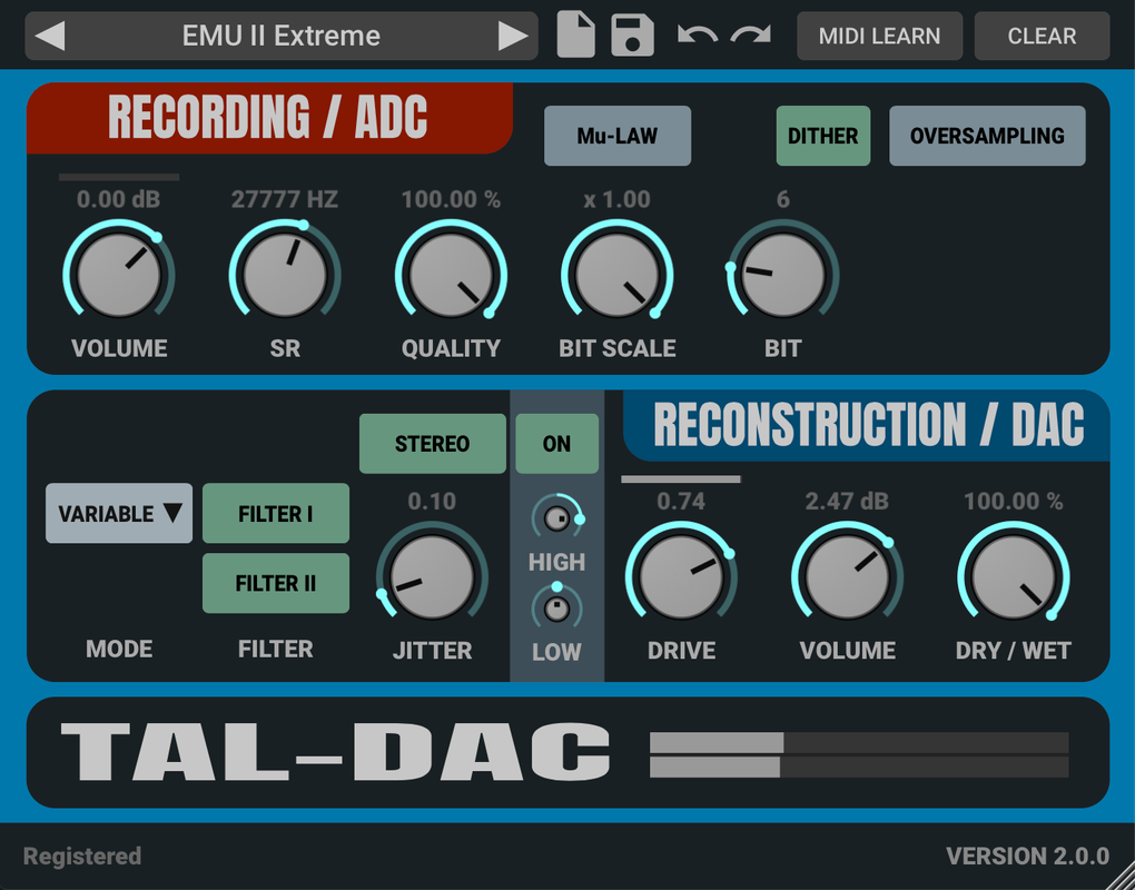 Togu Audio Line TAL-DAC 2.0.2