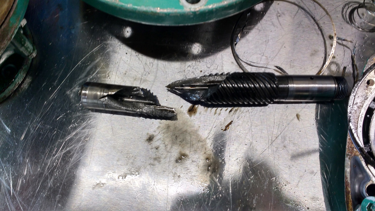 fracturedrive shaft.