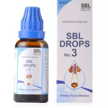 SBL Drops No 3 Urinary Track Infection (30ml)