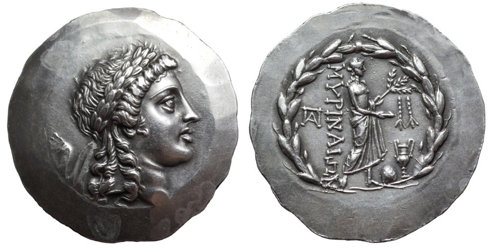 Tetradracma. Mirina (Aeolis, Misia). Reino de Pérgamo. 155-145 a.C. 2139121