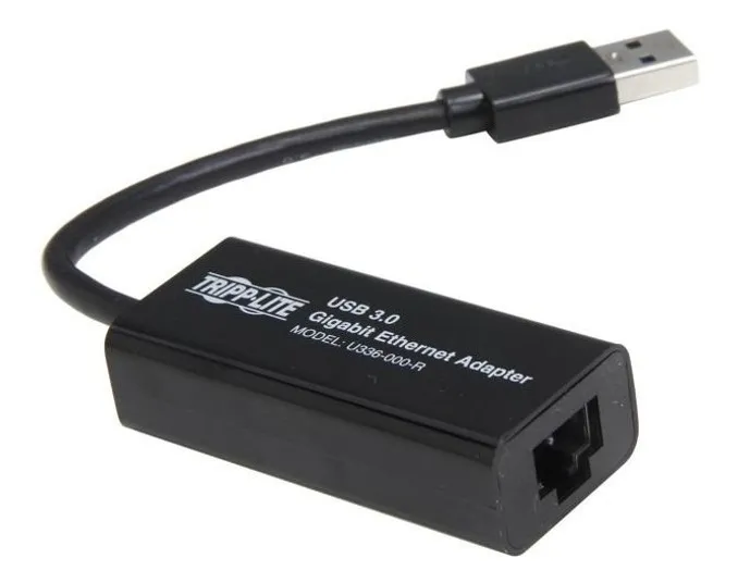 Adaptador USB a Ethernet - Vista Lateral