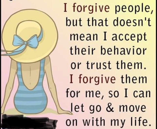 Do you forgive people who have wronged you?