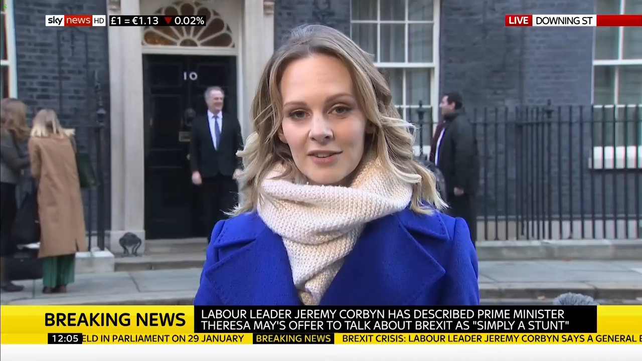 17 January - 12.00.00 - Sky News. Colin Brazier and Jayne Secker
