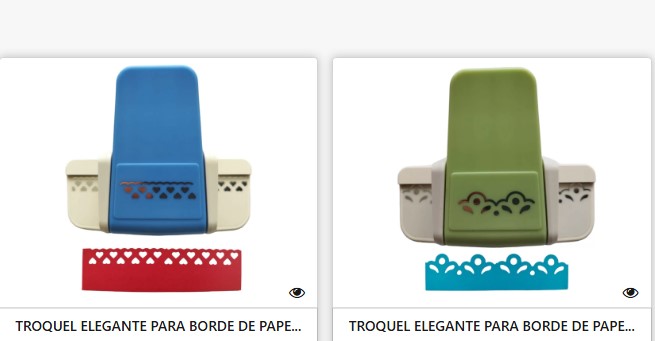 Troquel para tarjeteria Elegante Para bordes Sacabocados Papel
