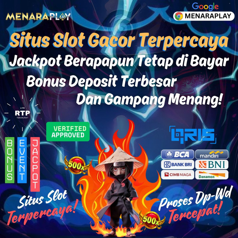 Menaraplay » Situs Slot Gacor Terpercaya dengan Deposit Slot Qris Hari Ini #1