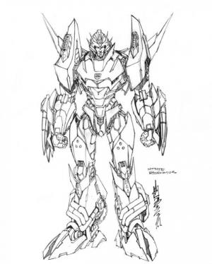 FMH Alex Milne MTMTE - Rodimus (pencil sketch)