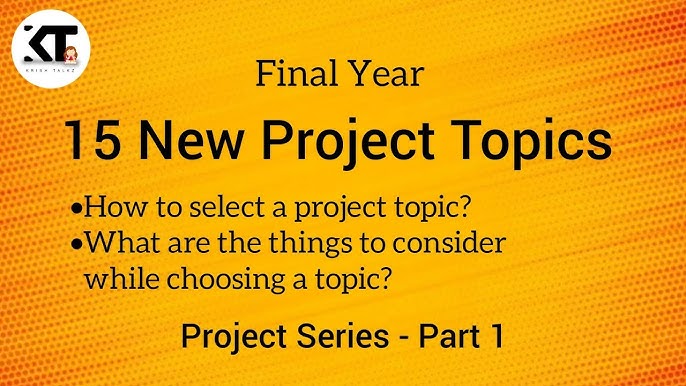 How to Select the Best VTU Final-Year Project Topic