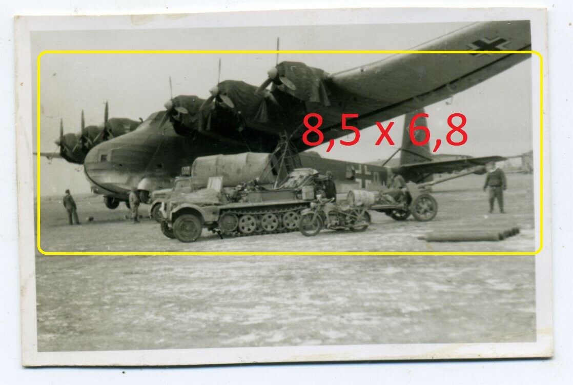 Foto Flugzeug Me 323 Gigant Nachschub für Afrika