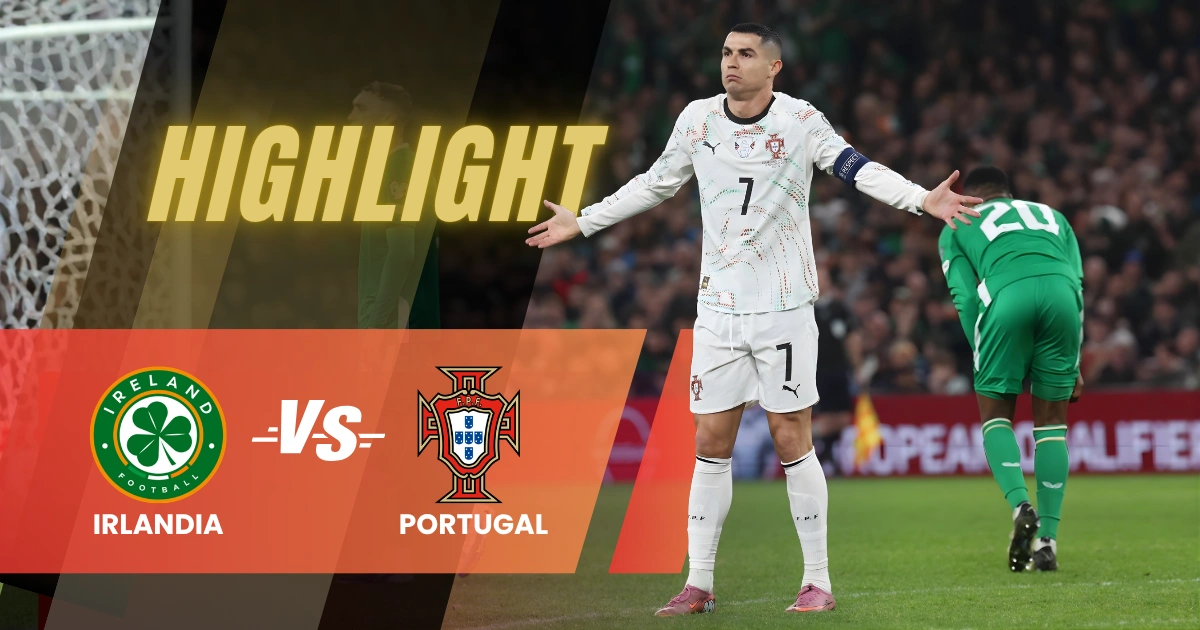 Highlight Kejutan di Dublin: Irlandia Bekuk Portugal 2-0 dalam Kualifikasi Piala Dunia 2026