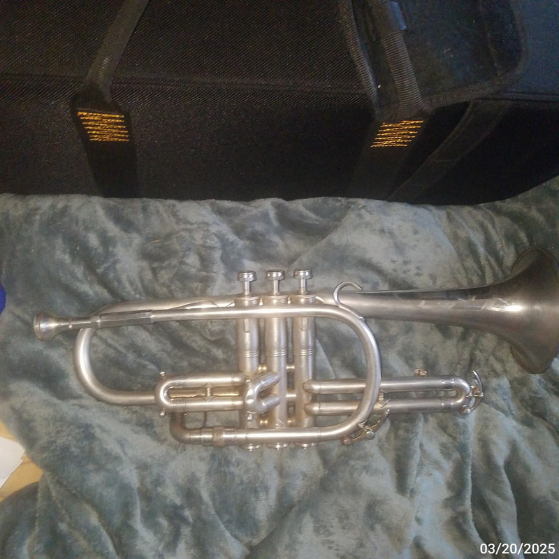 KING 1942-45 MASTER CORNET sn 264933 silver(11)