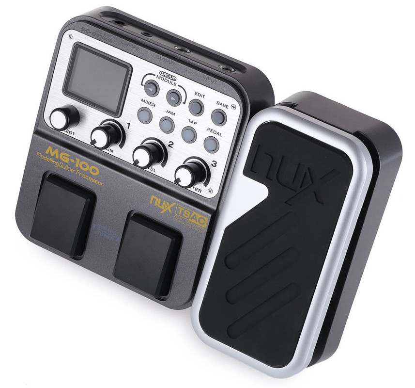 NUX MG100 Guitar Modelling MultiEffects Processor Integrated Guitar