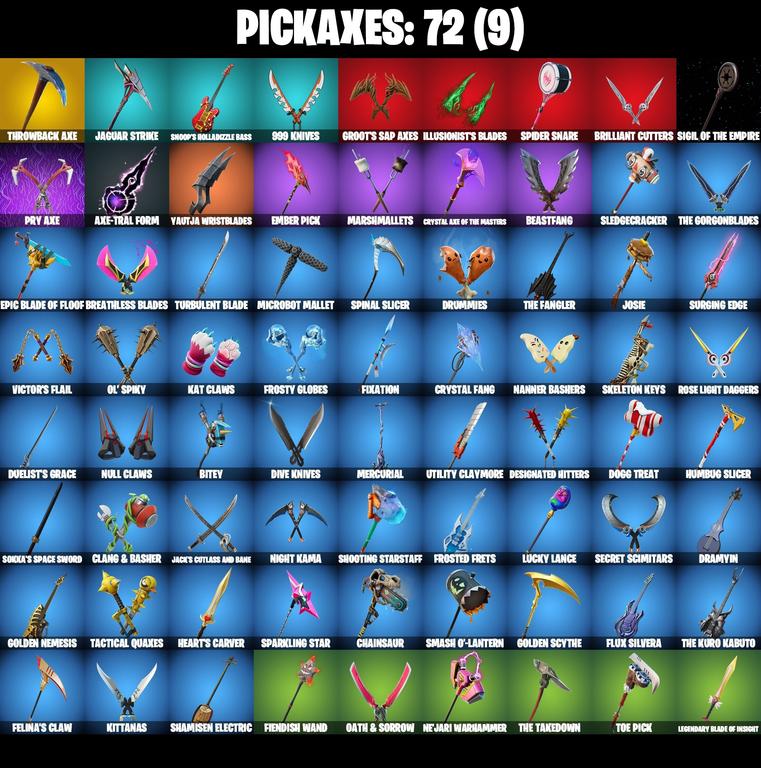 pickaxes comp