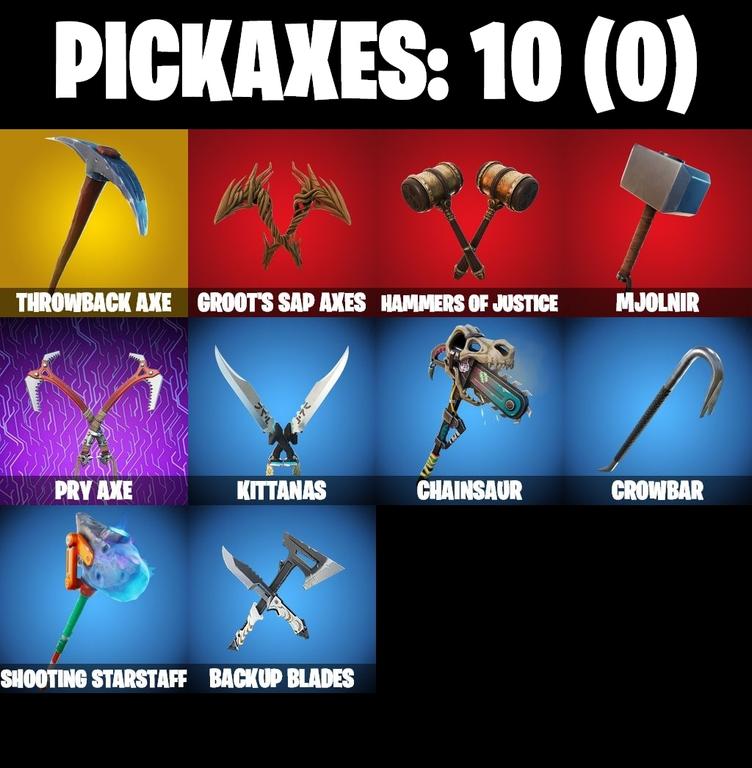 pickaxes comp