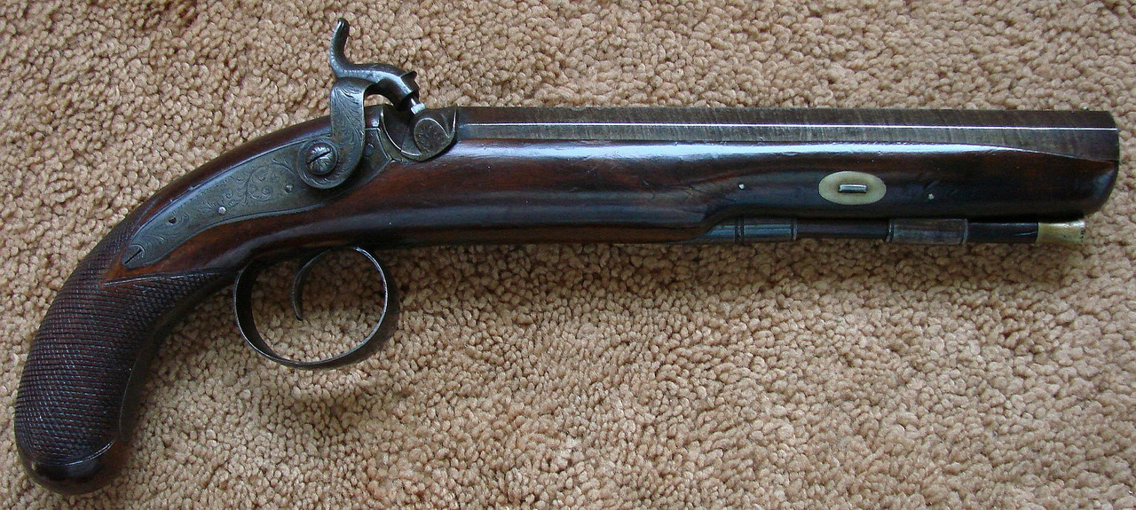 My first purchase from John Denner in 1971-Wheeler & Son Antique percussion pistol