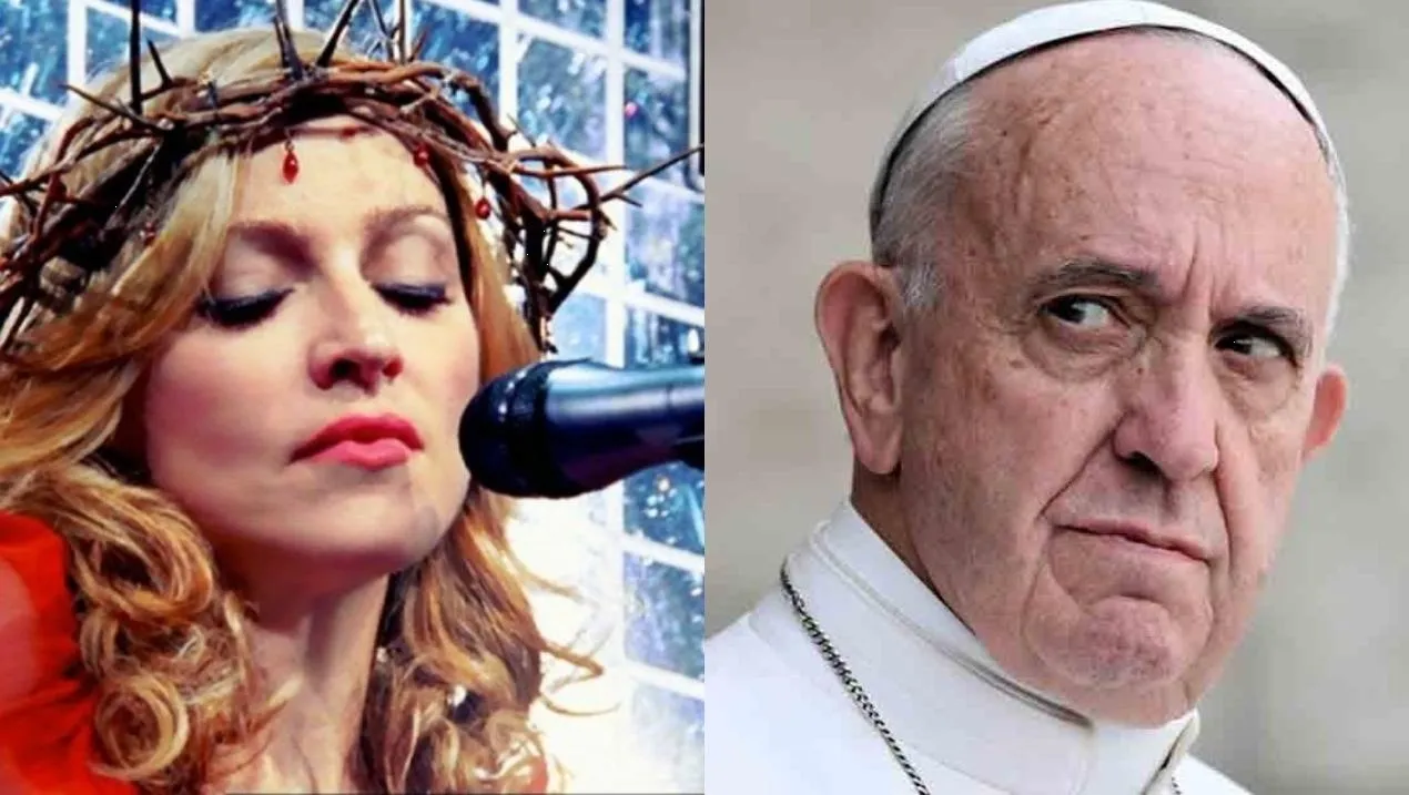 ¿Madonna se burla del Papa Francisco? Fotos causan indignación en Internet