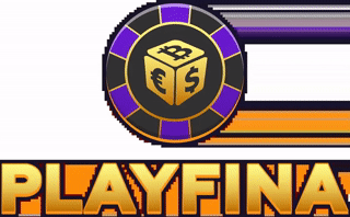 Playfina casino interface animation showing game selection