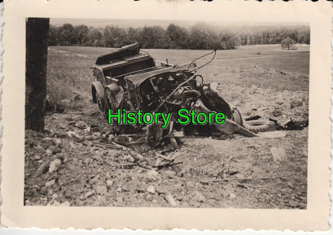 Foto, Wehrmacht, Frankreichfeldzug, zerstörter K