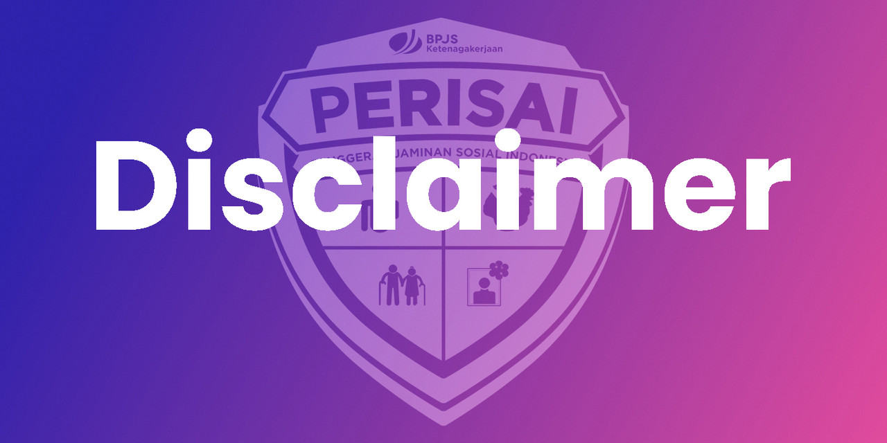 Disclaimer Disclaimer for Agen Perisai