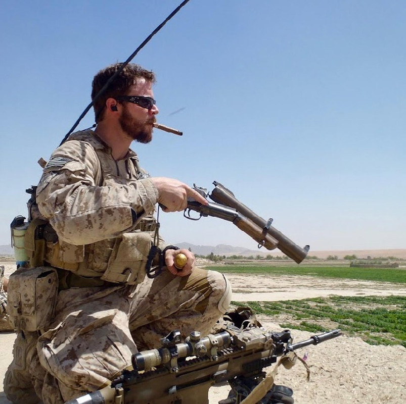 Dan Crenshaw as US Navy SEAL Lieutenant Commander in 2012