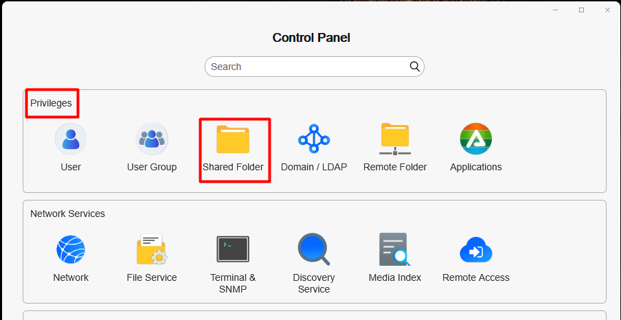 Control Panel