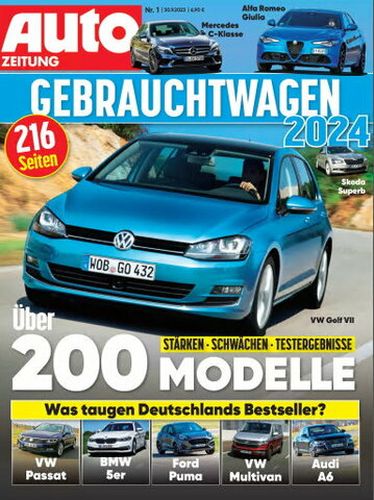 Cover: Auto Zeitung Test-Magazin Gebrauchtwagen 2024
