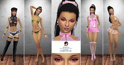 Chaem Choi Lim free characters custom character Sims 4 CAS outfit preview - thumbnail