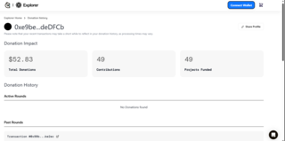 RS EVM wallet Gitcoin donations
