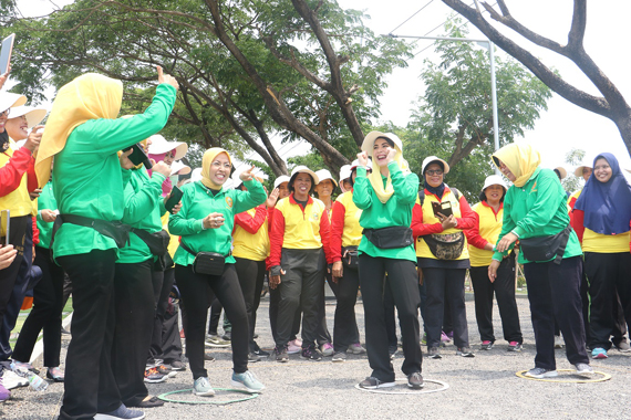 Bangun Sportivitas, Mental dan Karakter Bangsa, Perwosi Jatim Gelar Pelatihan Petanque