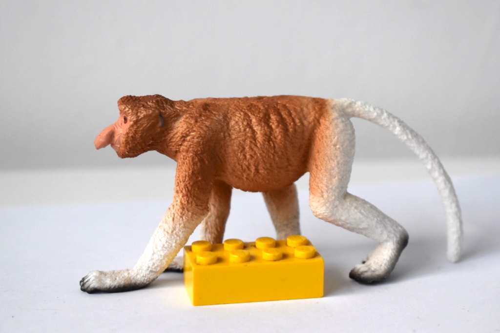 Figura De Mono Narigudo Schleich Wild Life | Animal De Borneo De 10 Cm De Nariz | Juguete Educativo Y Detallado