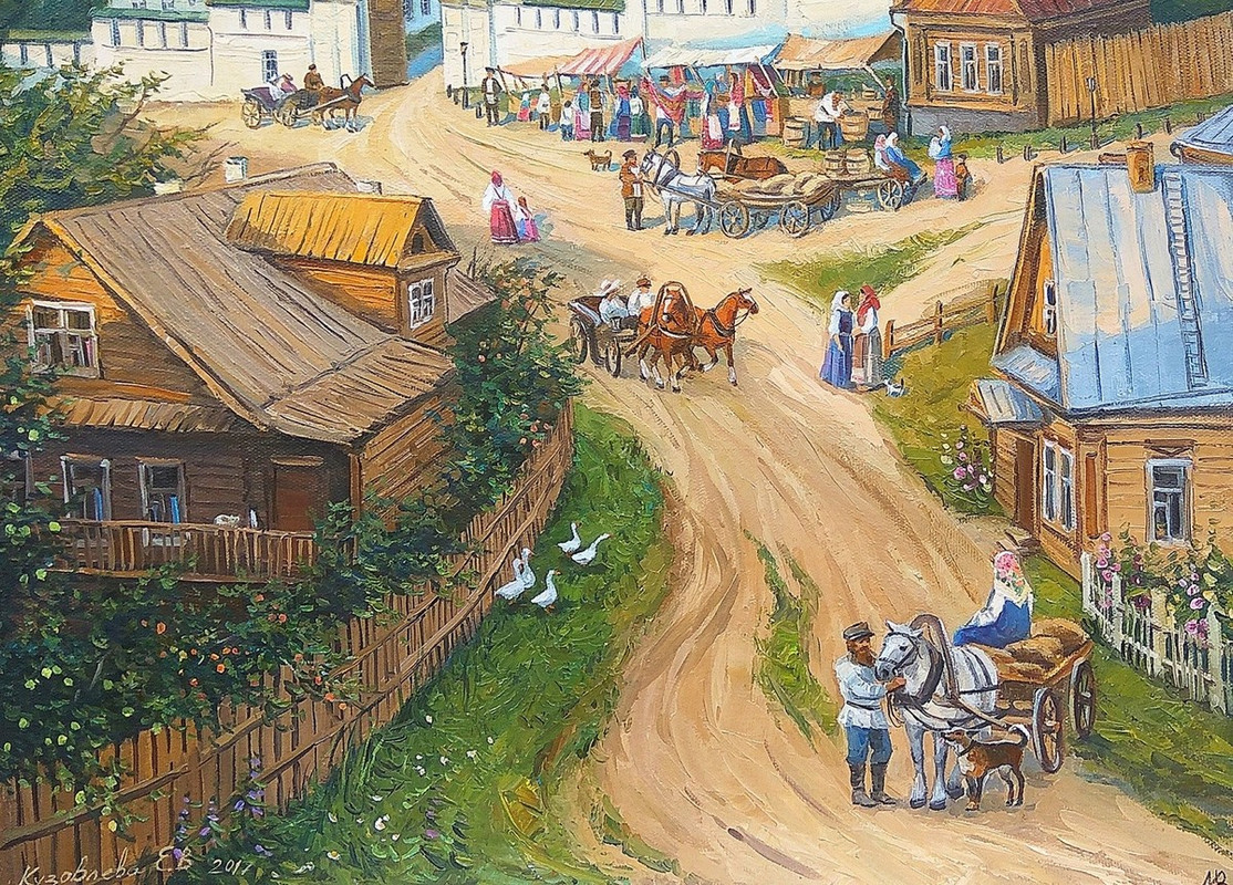 Кузовлева-Елена.Печорский-монастырь.2017г.холстмасло.фрагмент