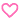 Click me ! Pixel - Pink heart outline