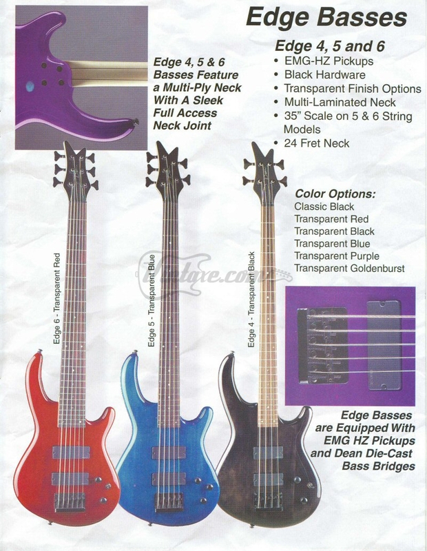 Dean edge 98 catalog