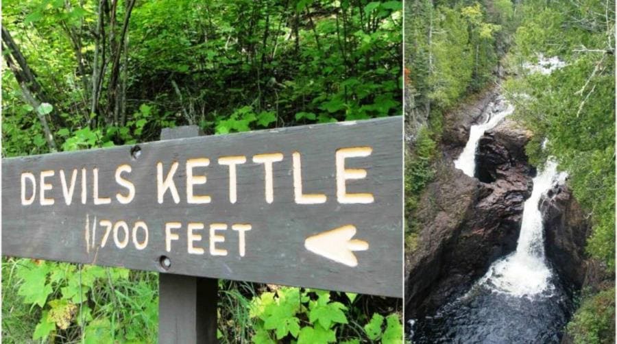 «Дьявольский Котёл» (Devil's Kettle) - интересные факты о водопаде-загадке в США