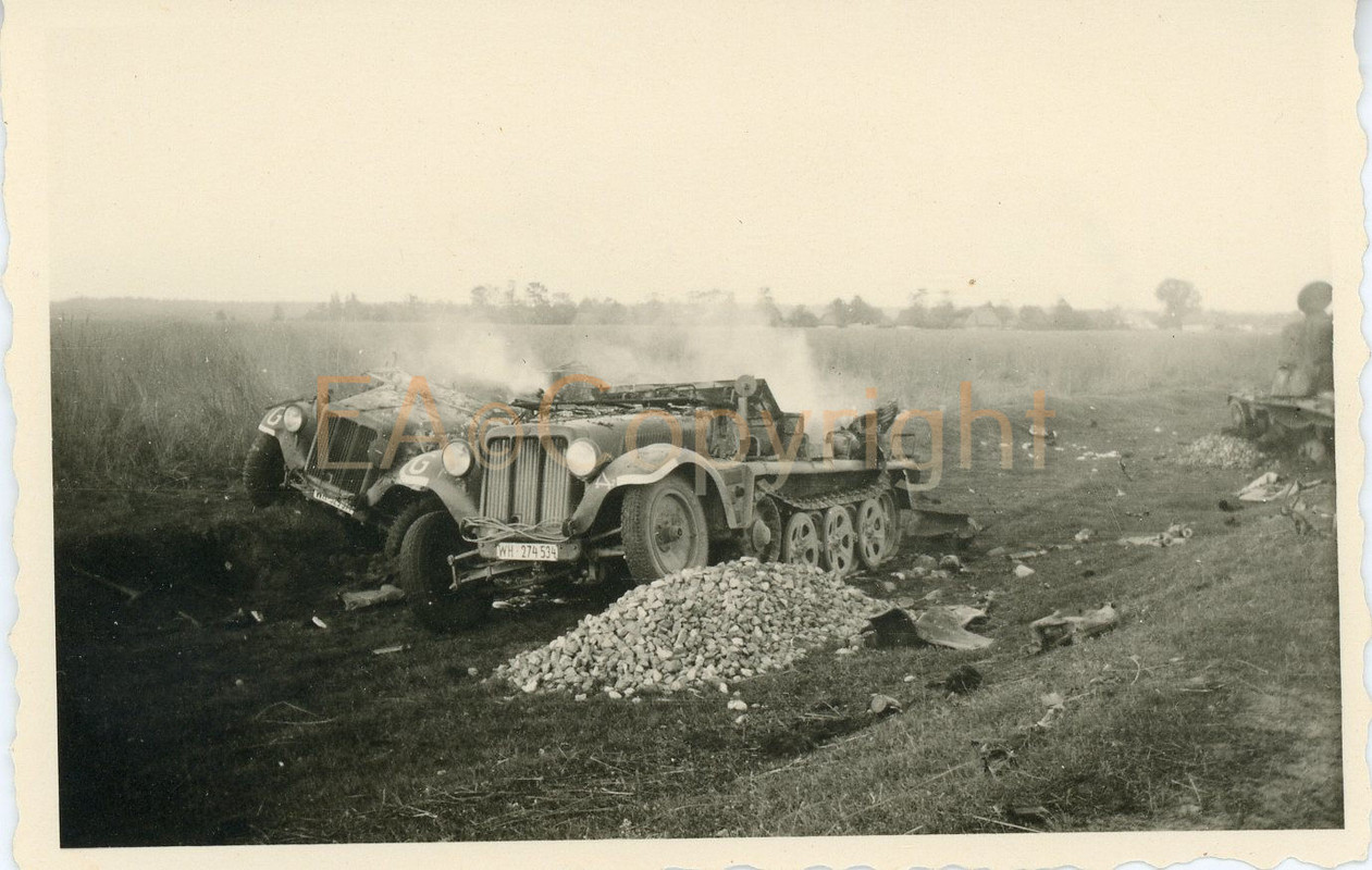 Russland Halbkette SPW Sd.Kfz. Kämpfe Foto