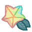 A drawing of a starfruit, drawn by gender on Pixel Cat's End.