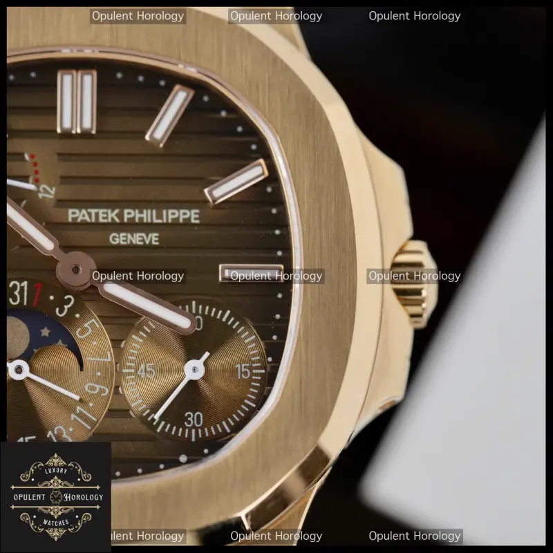 Patek Philippe Nautilus 5712R Gold Wrapped Moon Phase 40mm | Clone Caliber 240