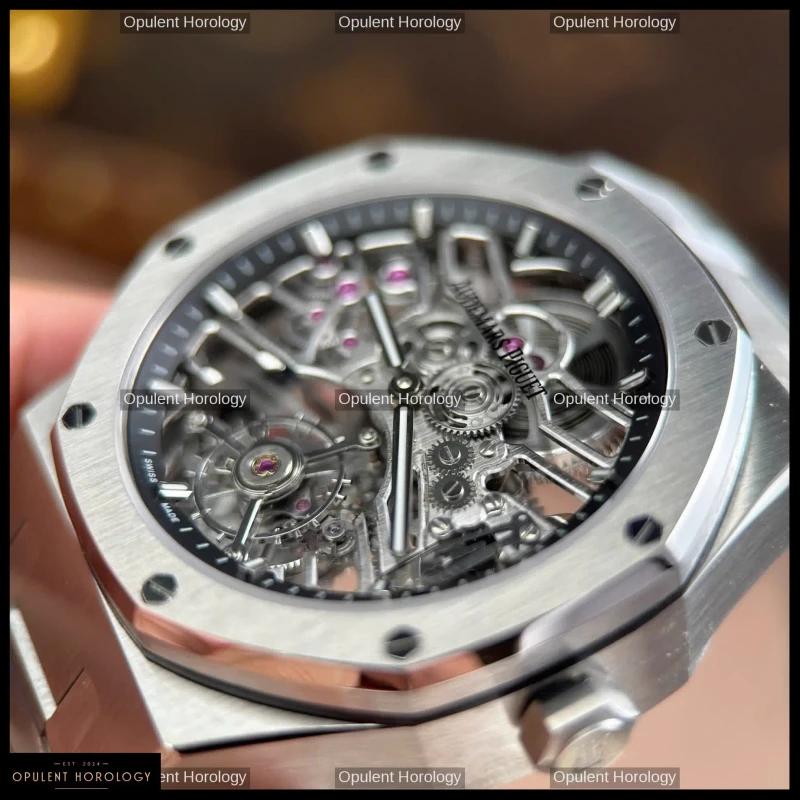 Audemars Piguet Royal Oak Tourbillon 26735 Stainless Steel Skeleton Dial 41mm