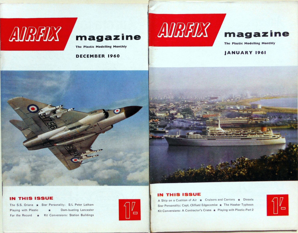 Airfix Magazine Vol.1 No.7&8 (Dec. 1960 & Jan. 1961)