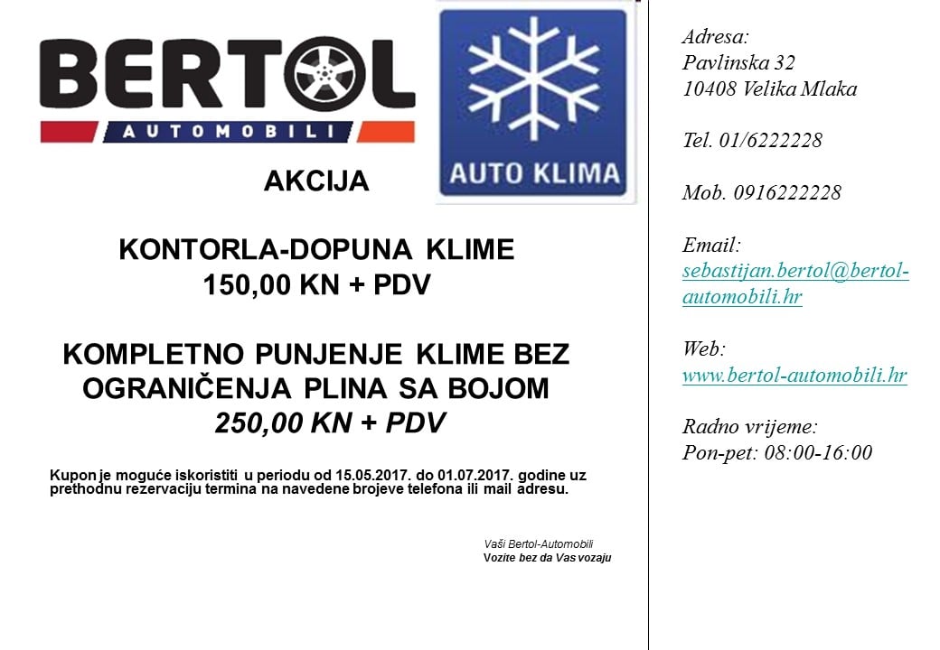 POKLON BON -KLIMA 2017