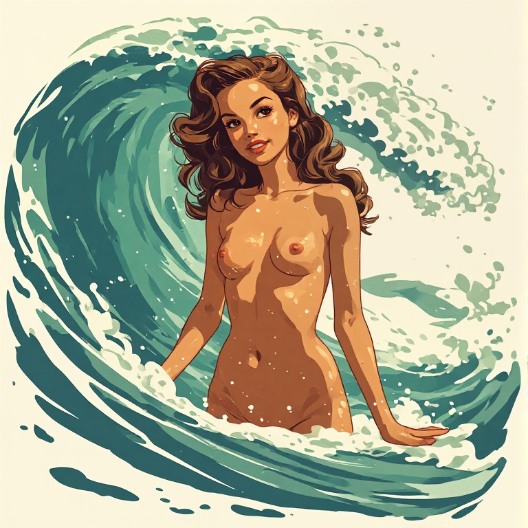 Pin-Up-style-Nakked-Young-Girl-(29)