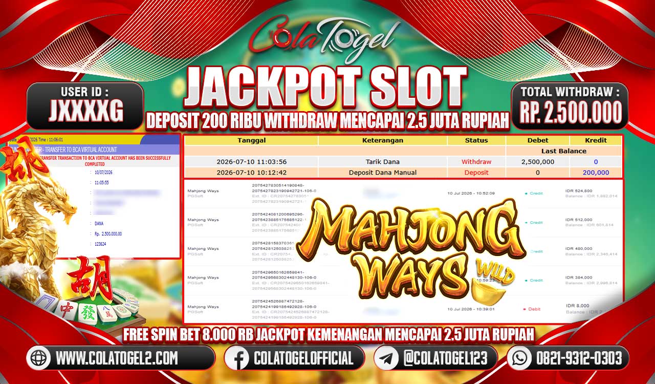 JACKPOT SLOT GACORR!!