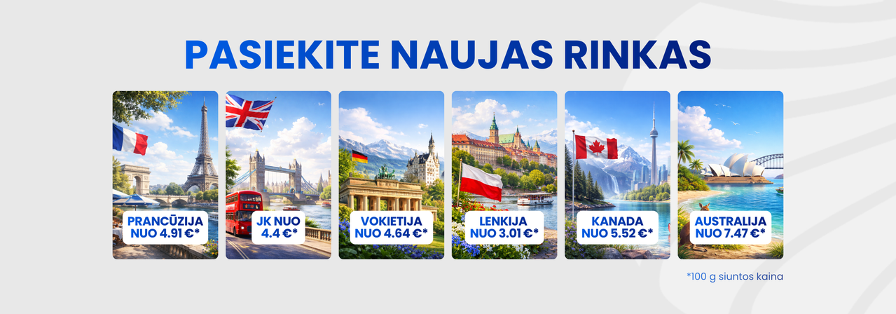 Kanada ir Australija – siuntų kainos