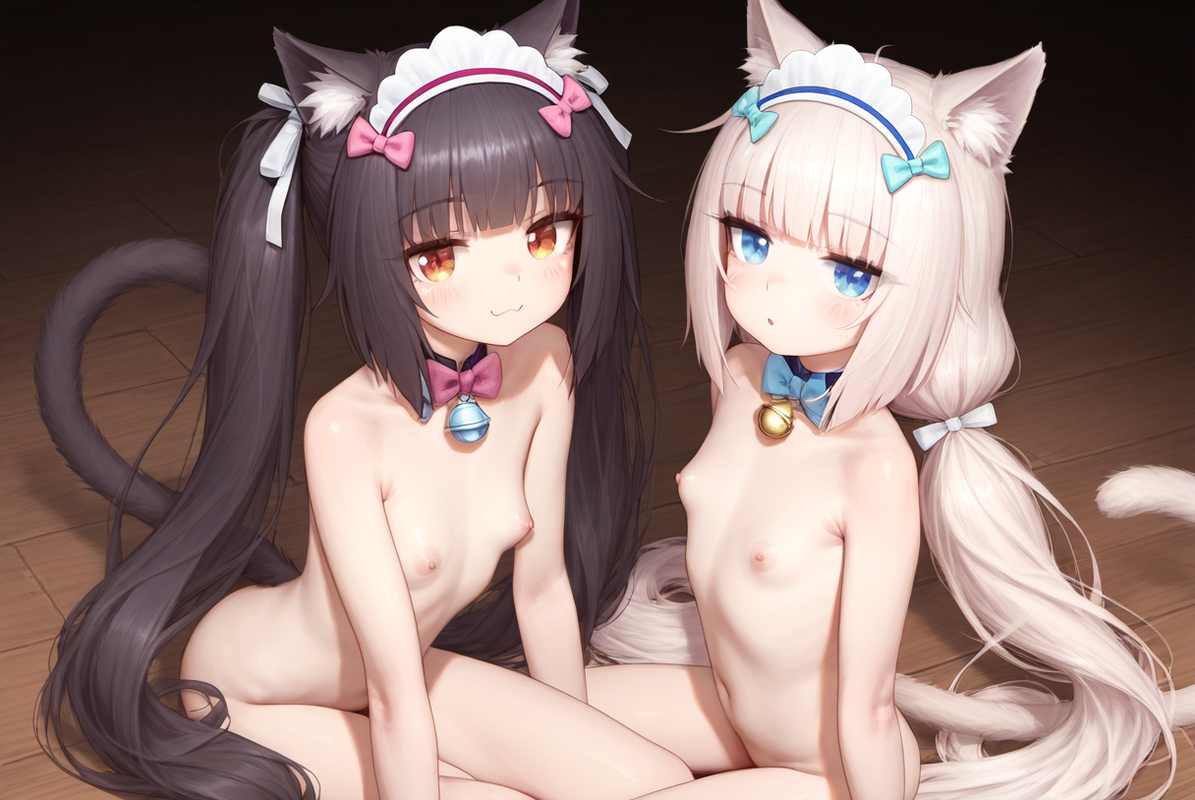 119840217_p0 Nekopara, loli, nude ⁄ AI그림 - honyack