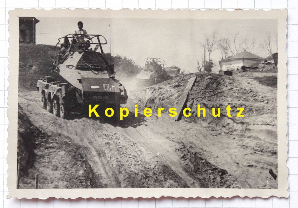 Foto Sd.Kfz. 231 Panzerspähwagen 8 Rad, Wehrmach