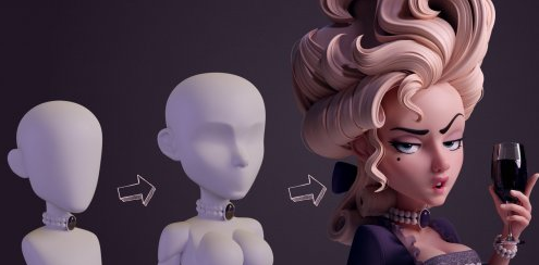 Step by Step Base Meshes – Marie Antoinette