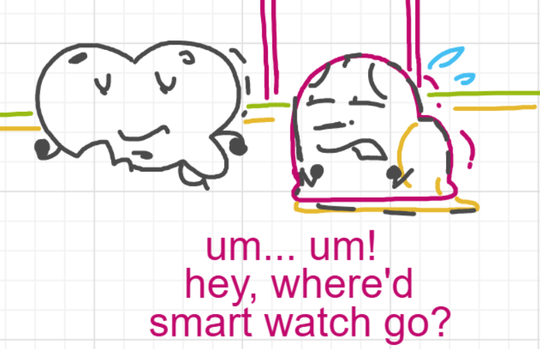 A panel from A Murder On The, episode six of the Board Boards object show by Furretwalk/WalkingFurret.