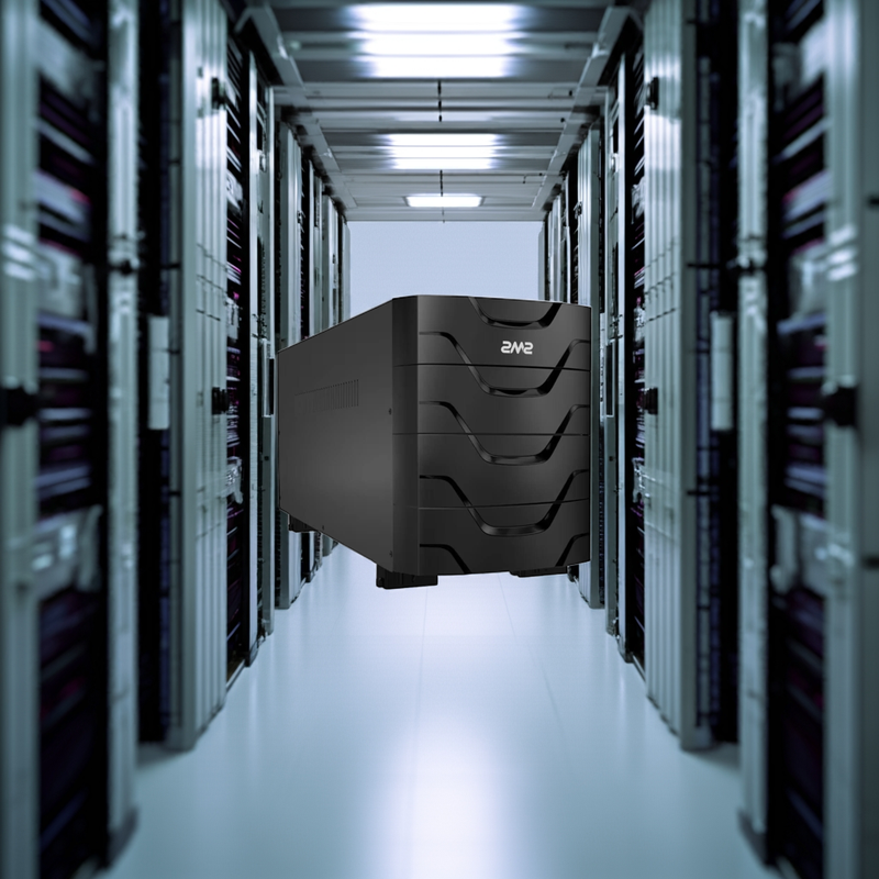 Módulo de bateria com alças para fácil manuseio