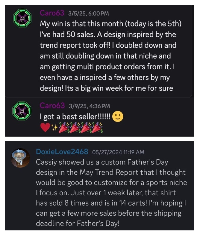 Seller result screenshot 2